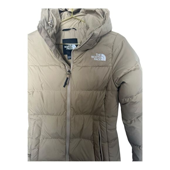 The North Face | Women's Gotham Parka Hooded Jacket in Hawthorne Khaki | XS - Picture 5 of 11